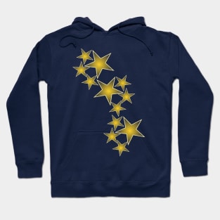 Golden stars Hoodie